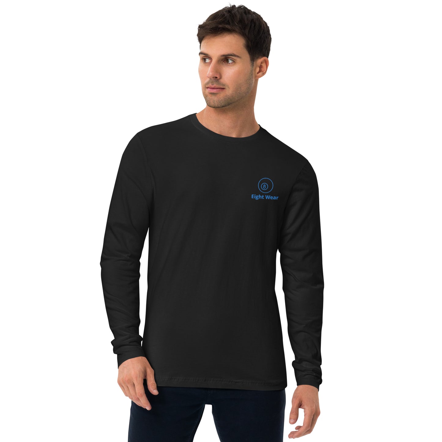 Long Sleeve Fitted Eight Wear Crew