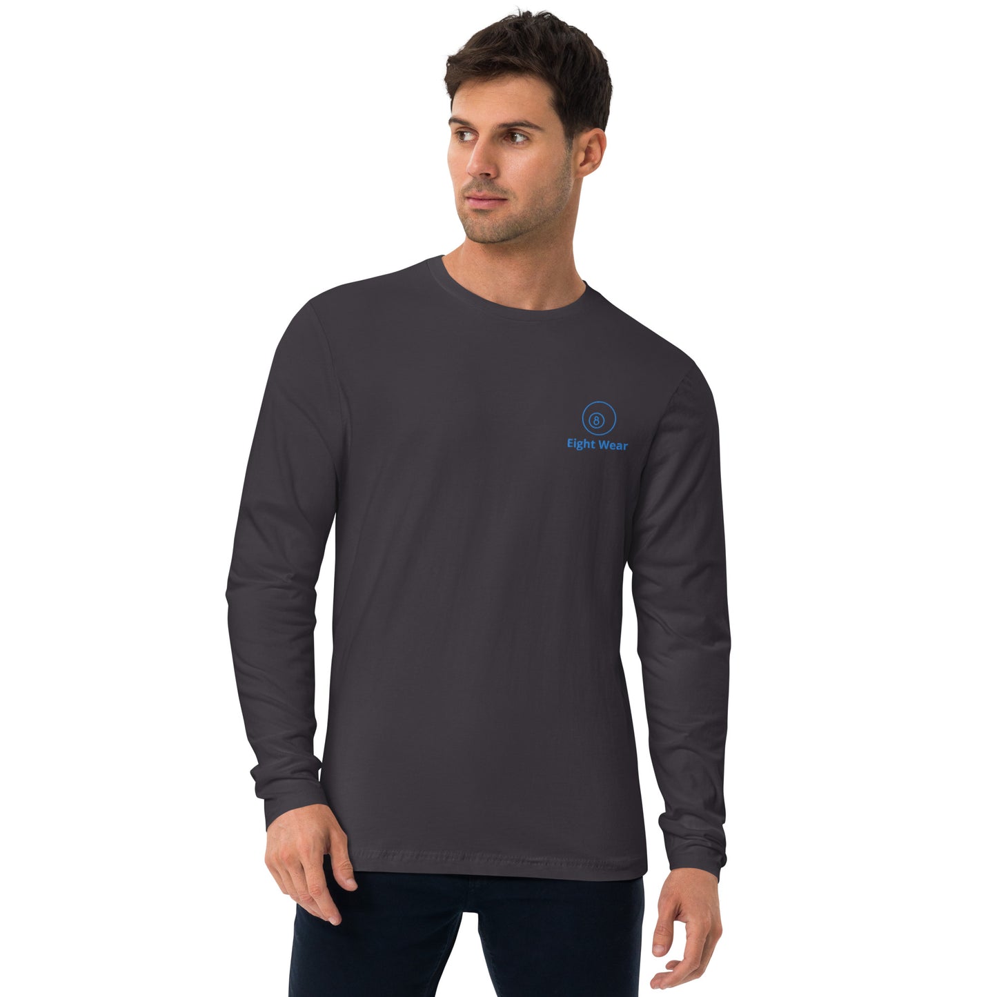 Long Sleeve Fitted Eight Wear Crew