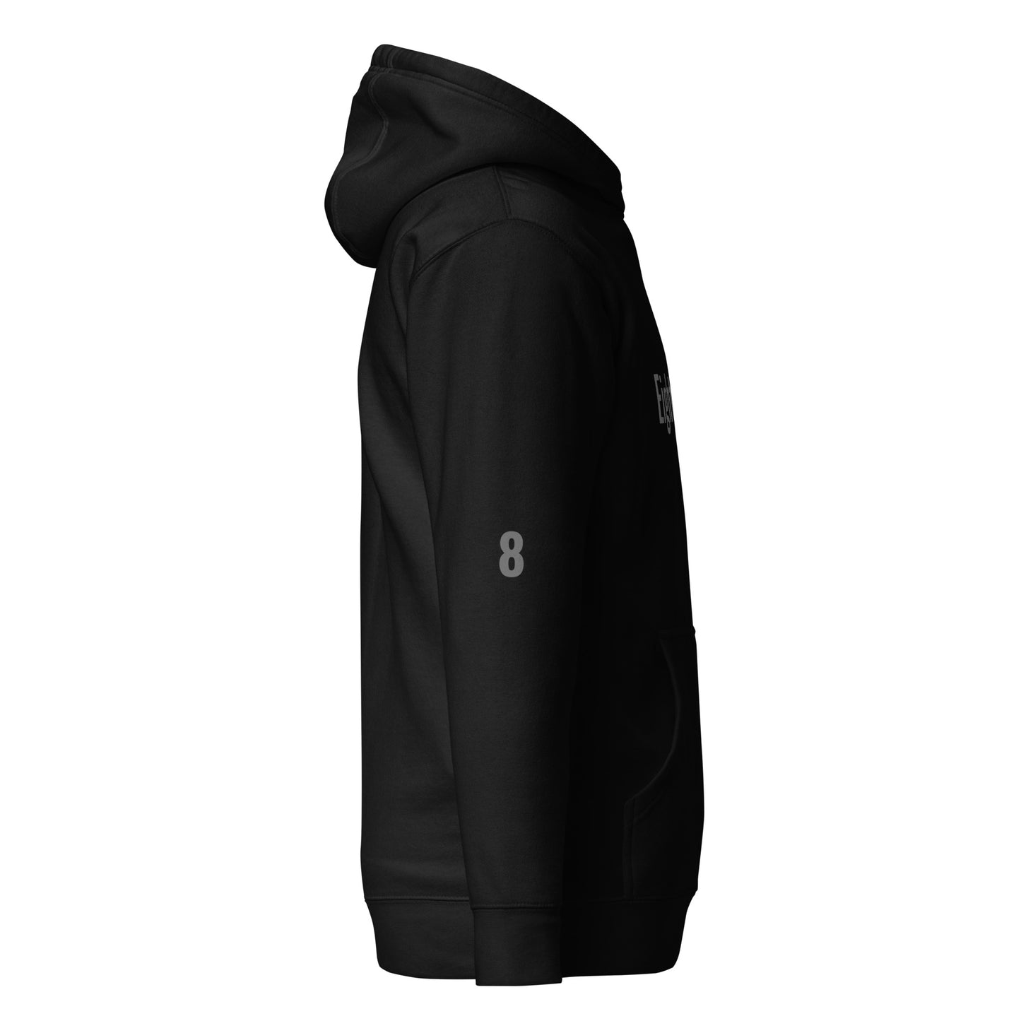 Eight Wear Unisex Hoodie - Black
